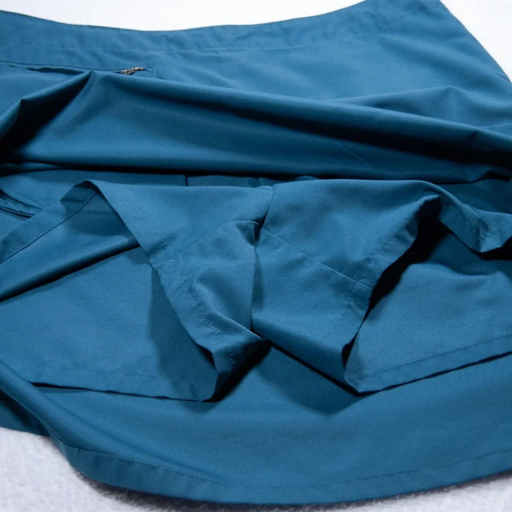 Patagonia‎ Teal Polyester Skort Women's Size 8 Athletic Golf Tennis Activewear